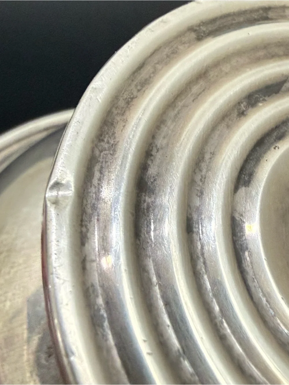 Vintage EL-SIL-CO Sterling Silver Cement filled Base Reinforced Rod Footed Bowl